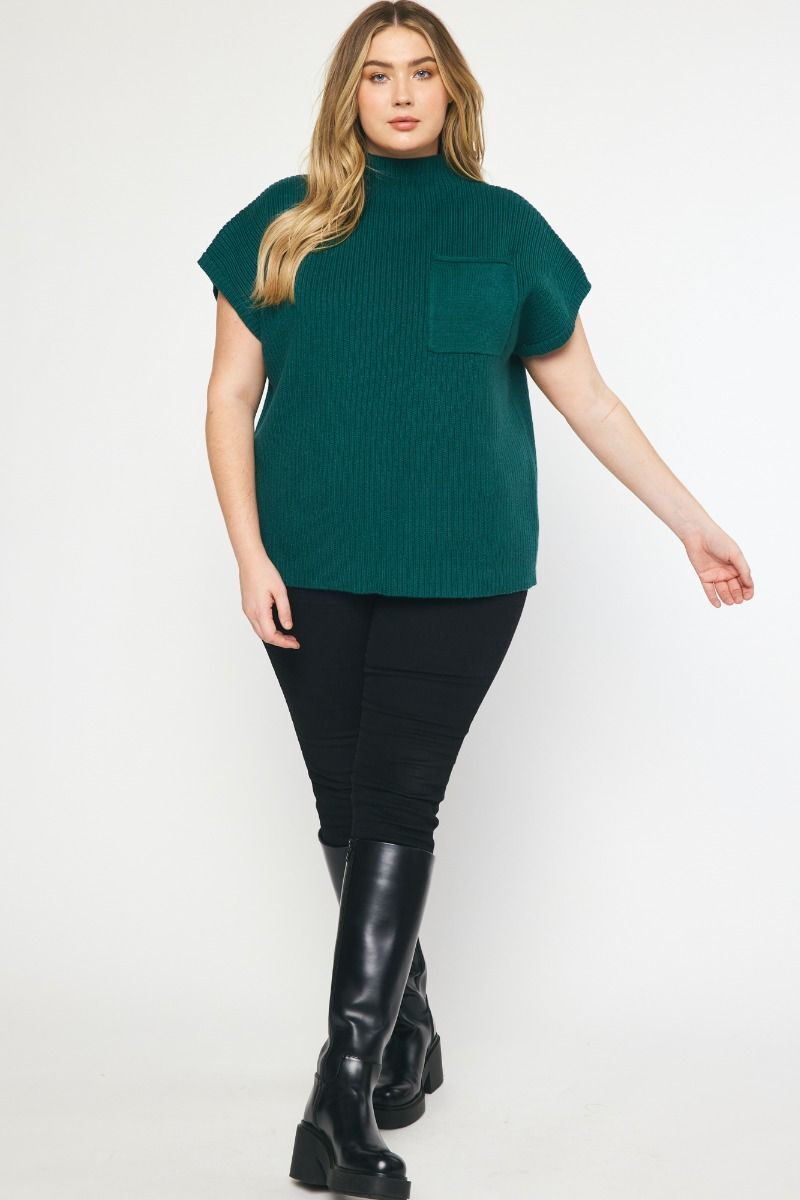 Hunter Green Sweater Vest P | Gypsy u0026 James Boutique