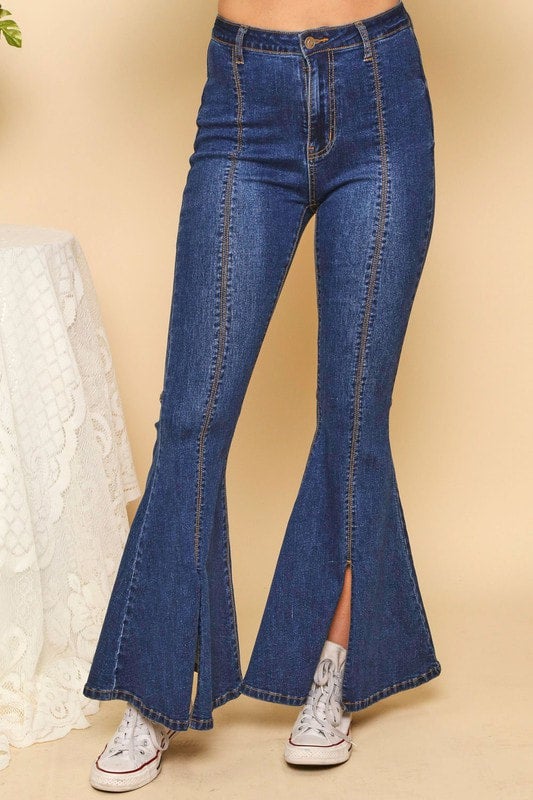 Habitual Girl ~ Stripe Flare Jeans ⋆ Gypsy Girl Tween Boutique