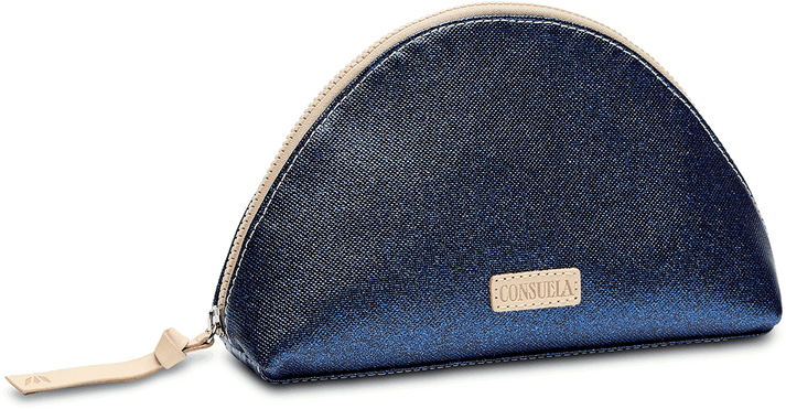 Consuela Large Blue hotsell Calley - Navy Blue Cosmetic Case