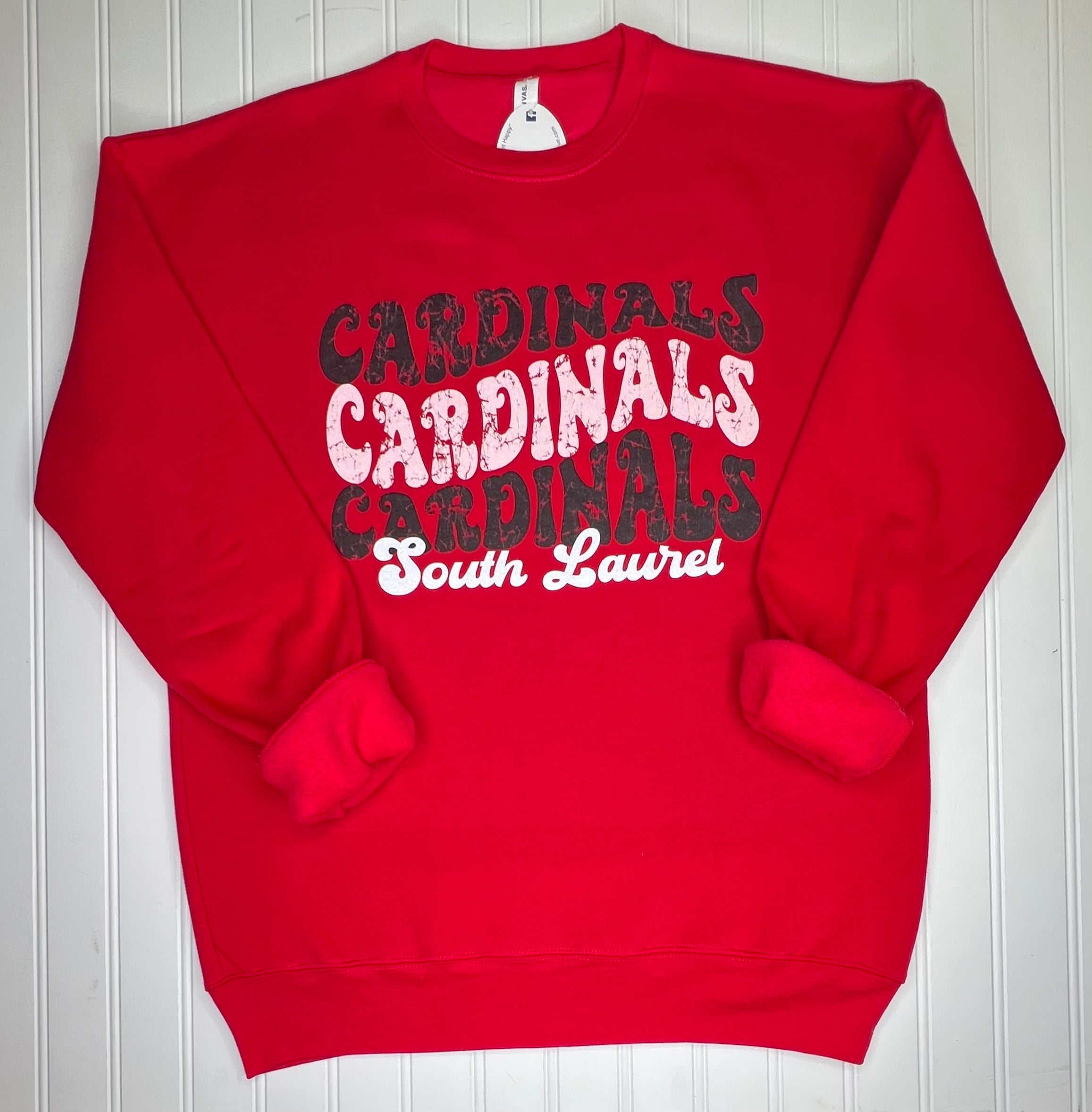 Wavy Line Cardinals Sweatshirt